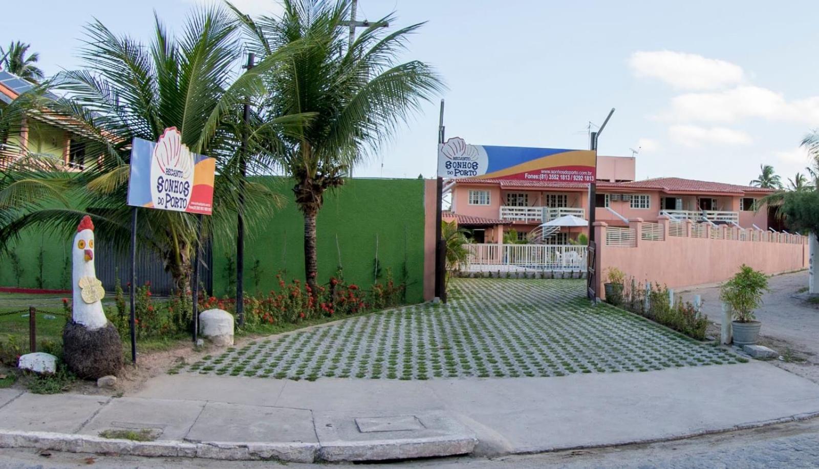 Pousada Flats Recanto Sonhos Do Porto Pôrto das Galinhas Zewnętrze zdjęcie